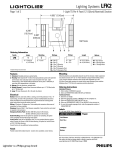 Lightolier LFK2 User's Manual