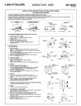 Lightolier IS:F302IC User's Manual