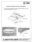 Lightolier IS:1959 User's Manual