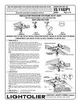 Lightolier IS:1102P1 User's Manual