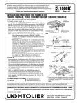 Lightolier IS:1000IC User's Manual