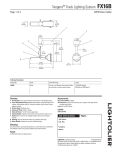 Lightolier FX16B User's Manual