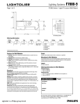 Lightolier F7000-9 User's Manual
