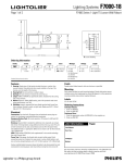Lightolier F7000-18 User's Manual