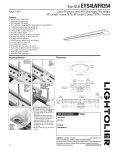 Lightolier Eye-QLB EYS4LNFR354 User's Manual