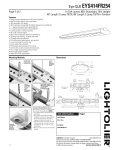 Lightolier Eye-QLB EYS414FR254 User's Manual