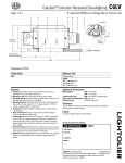 Lightolier C6LV User's Manual