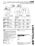 Lightolier C4AW User's Manual