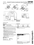 Lightolier C6P38D User's Manual