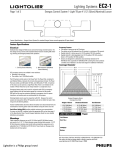 Lightolier EC2-1 User's Manual