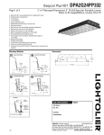 Lightolier DPA2G24PP332 User's Manual