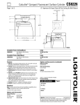Lightolier CS8226 User's Manual