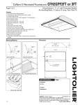 Lightolier CFH2GPF2FT User's Manual