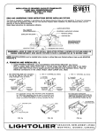 Lightolier V611 User's Manual