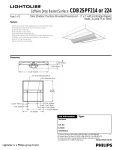 Lightolier CDB2GPF224 User's Manual