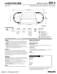 Lightolier CD7-3 User's Manual