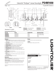 Lightolier PS4M1650 User's Manual