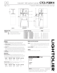 Lightolier C7CS-P38MH User's Manual