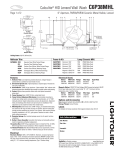 Lightolier C6P38MHL User's Manual