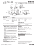 Lightolier C4MRW User's Manual