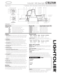 Lightolier C7E17VM User's Manual