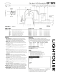 Lightolier C4T4VN User's Manual