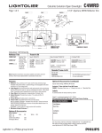 Lightolier C4MRD User's Manual