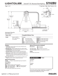 Lightolier S7142BU User's Manual