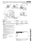 Lightolier C6P38L User's Manual