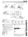 Lightolier C4P20D User's Manual