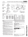 Lightolier C3MRD User's Manual