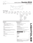 Lightolier Baselyte-BSL26 User's Manual