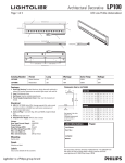 Lightolier LP100 User's Manual
