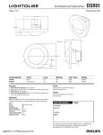 Lightolier DSR01 User's Manual