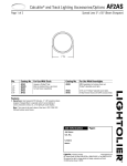 Lightolier AF2AS User's Manual