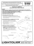 Lightolier 9162 User's Manual