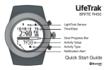 LifeTrak Brite R450 Quick Start Guide