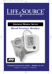 LifeSource UA-705 User's Manual
