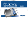 Lifescan SureStep blood glucose monitoring system User's Manual