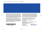 Lifescan SPD2410BD User's Manual