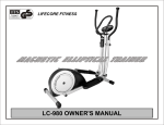 LifeCore Fitness LC-980 User's Manual