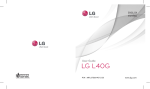 Life is good L40G User's Manual