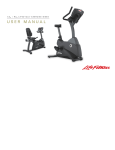 Life Fitness R35 User's Manual