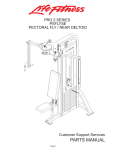 Life Fitness Pro 2 Series PSFLYSE User's Manual