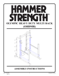 Life Fitness Hammer Strength OHDMR User's Manual