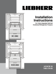 Liebherr Refrigerator HCB 2062 User's Manual