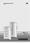 Liebherr Freezer 7085592-01 User's Manual