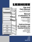 Liebherr CS 16 User's Manual