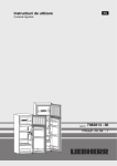 Liebherr 280813 User's Manual