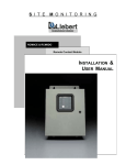 Liebert RCM8DO User's Manual